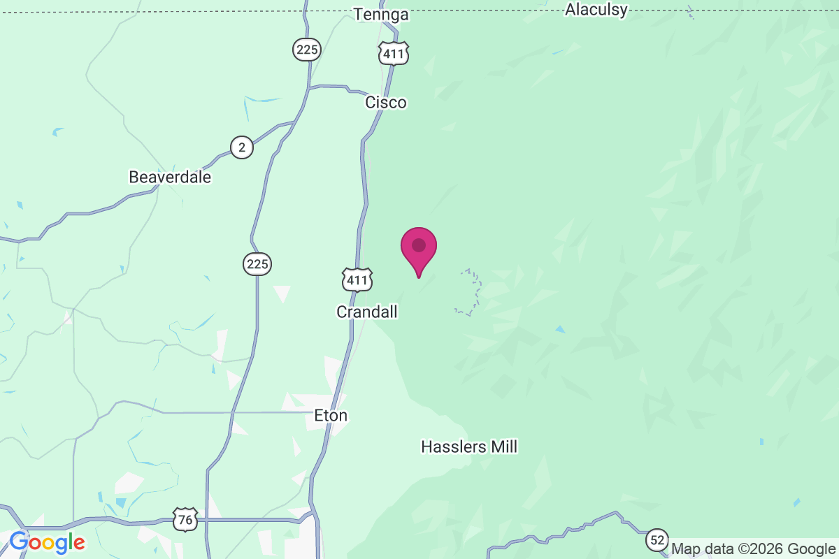 Cohutta Springs map
