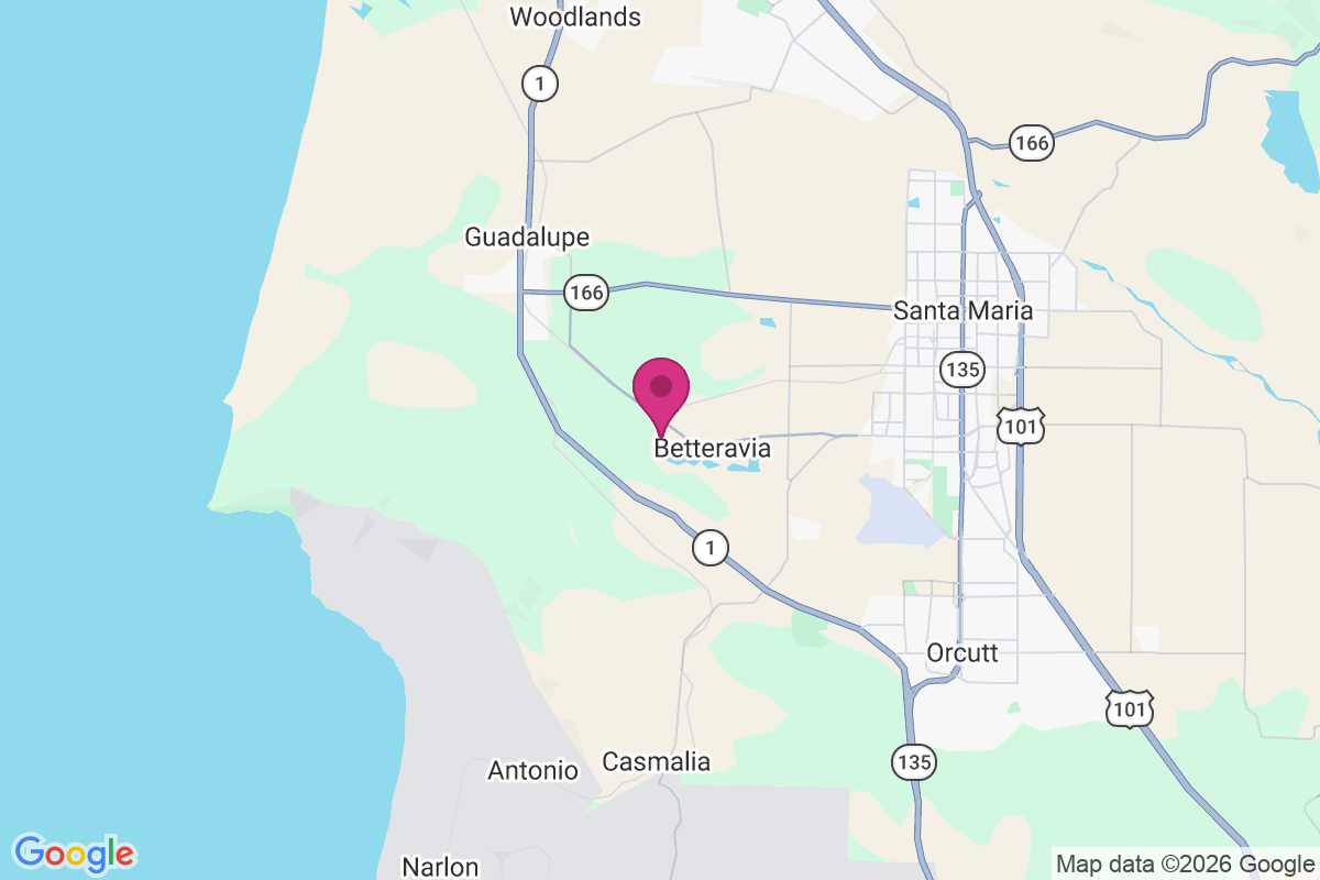 Betteravia Junction map