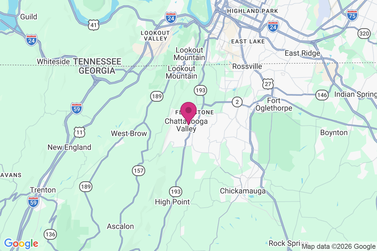 Chattanooga Valley map