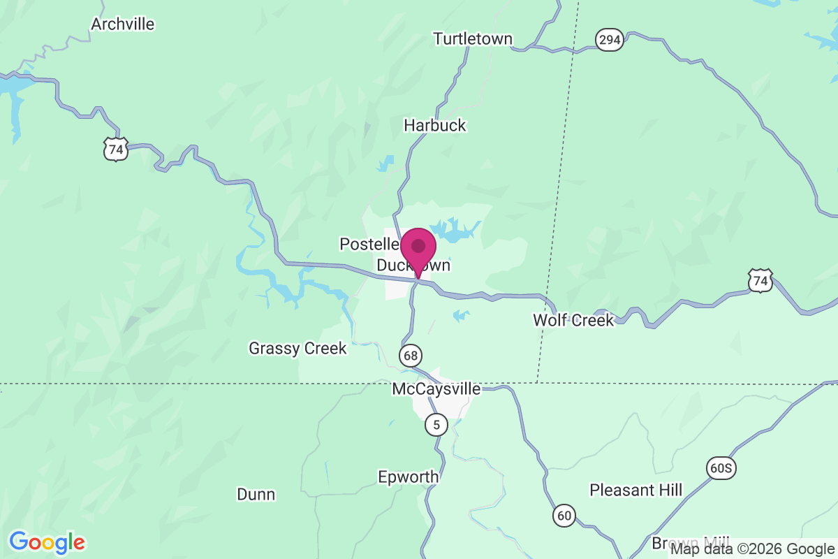 Ducktown map