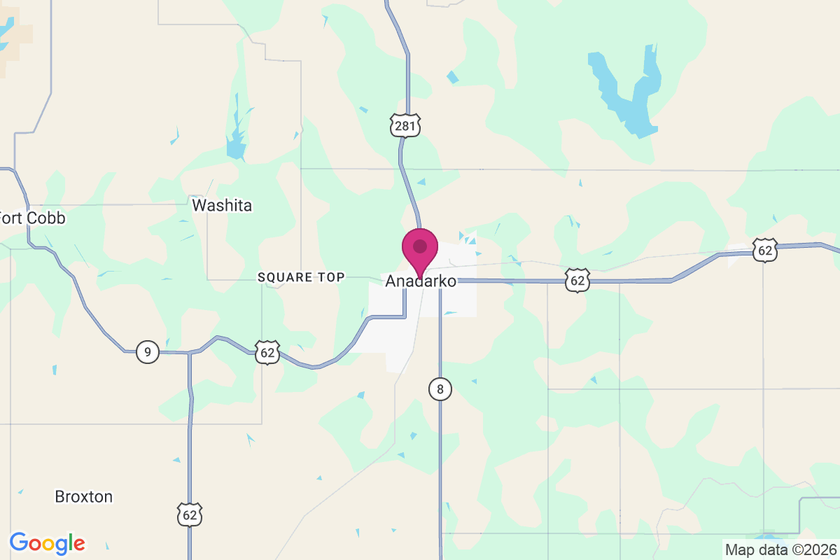 Anadarko map