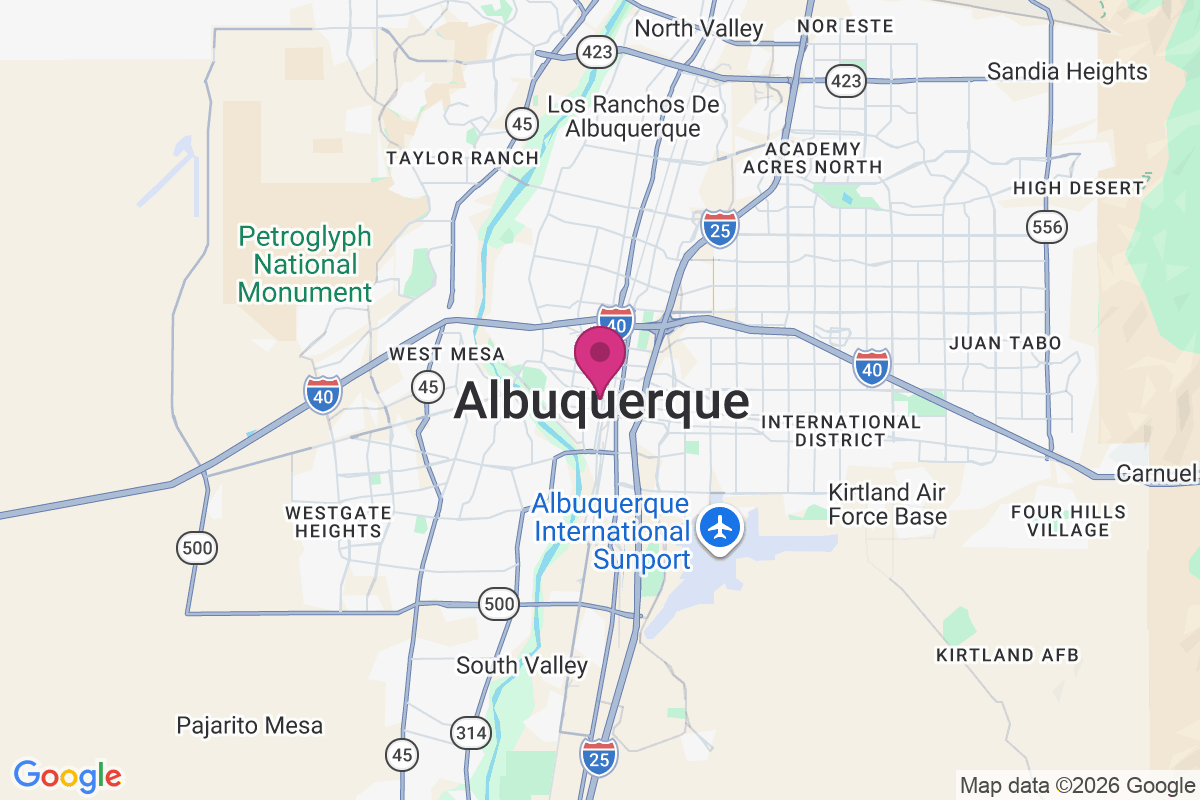 Albuquerque map