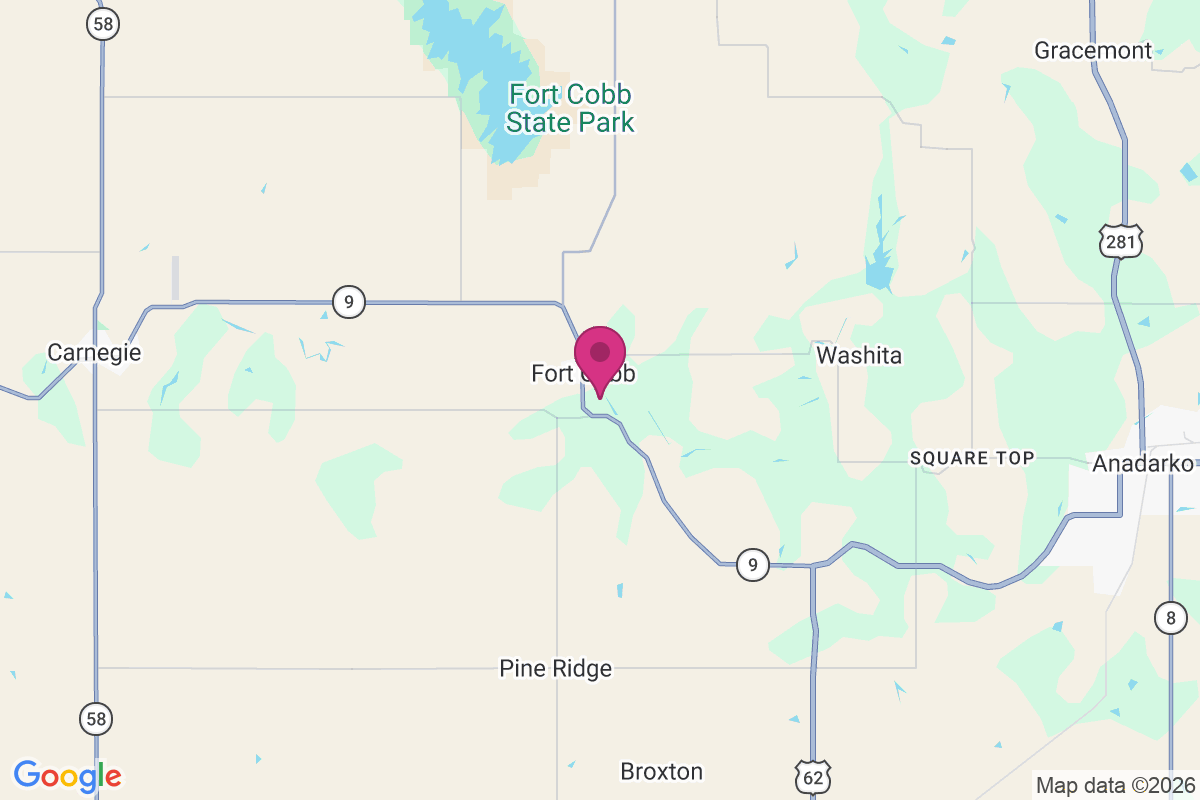 Fort Cobb map