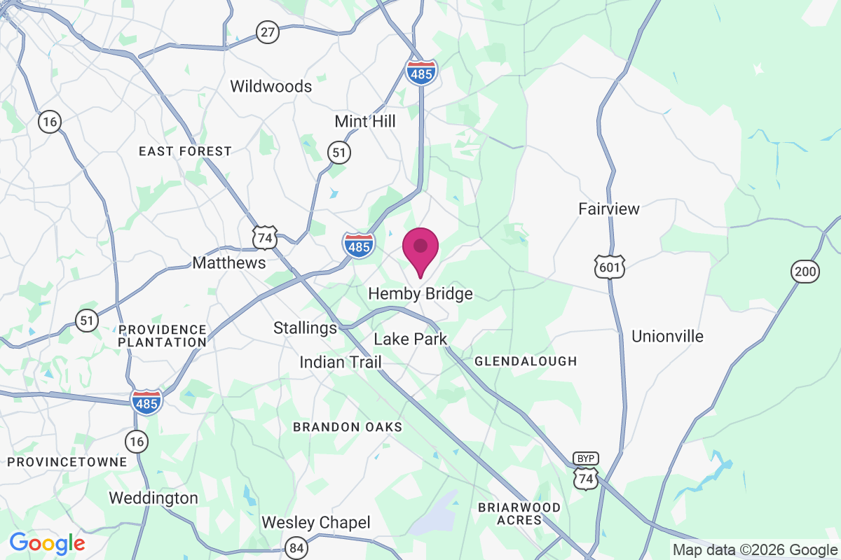 Hemby Bridge map