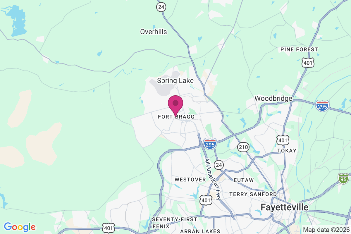 Fort Bragg map