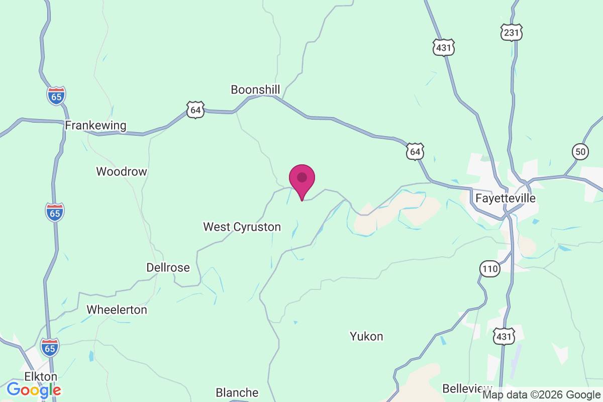 East Cyruston map
