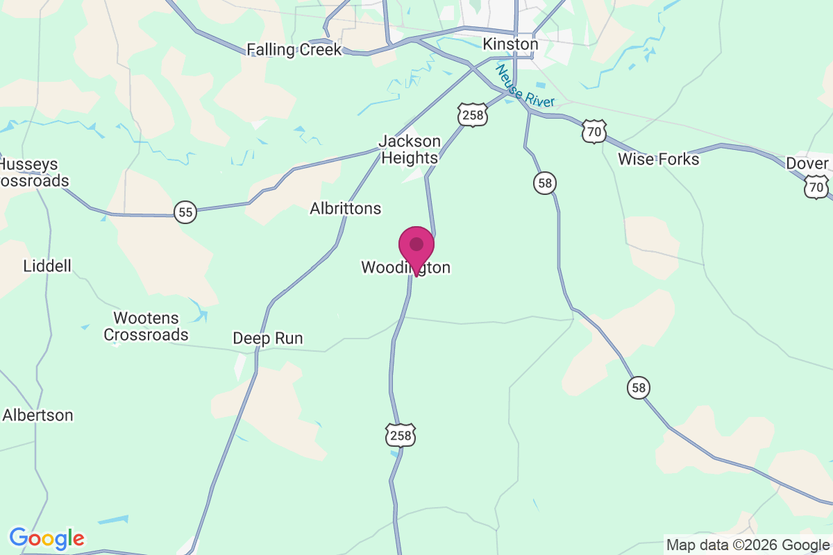 Woodington map