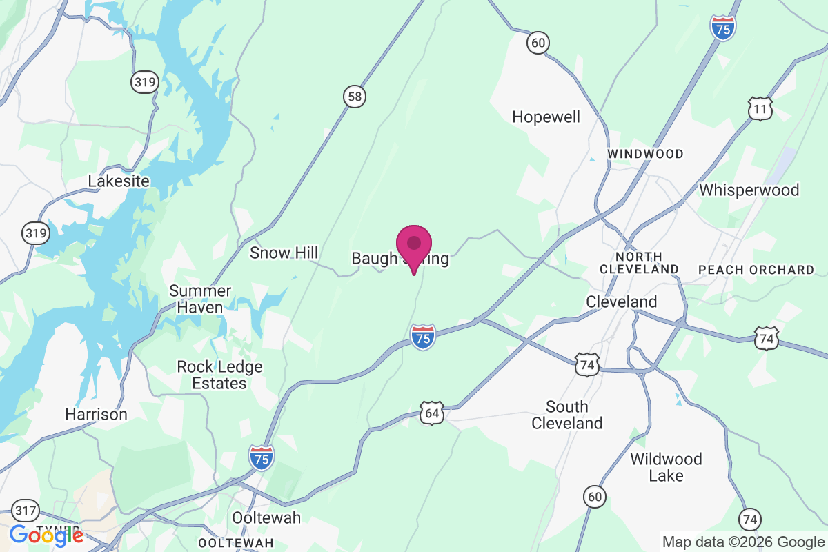 Baugh Spring map
