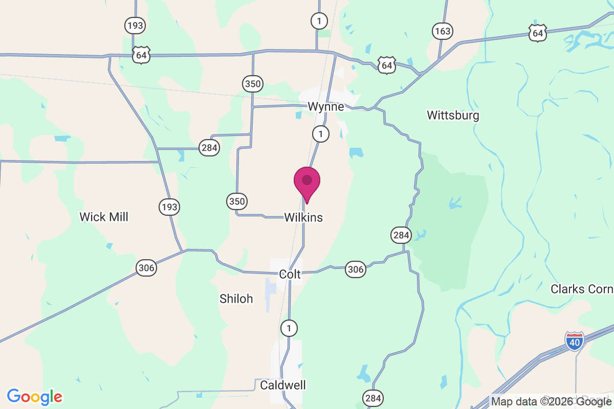Fitzgerald Crossing map