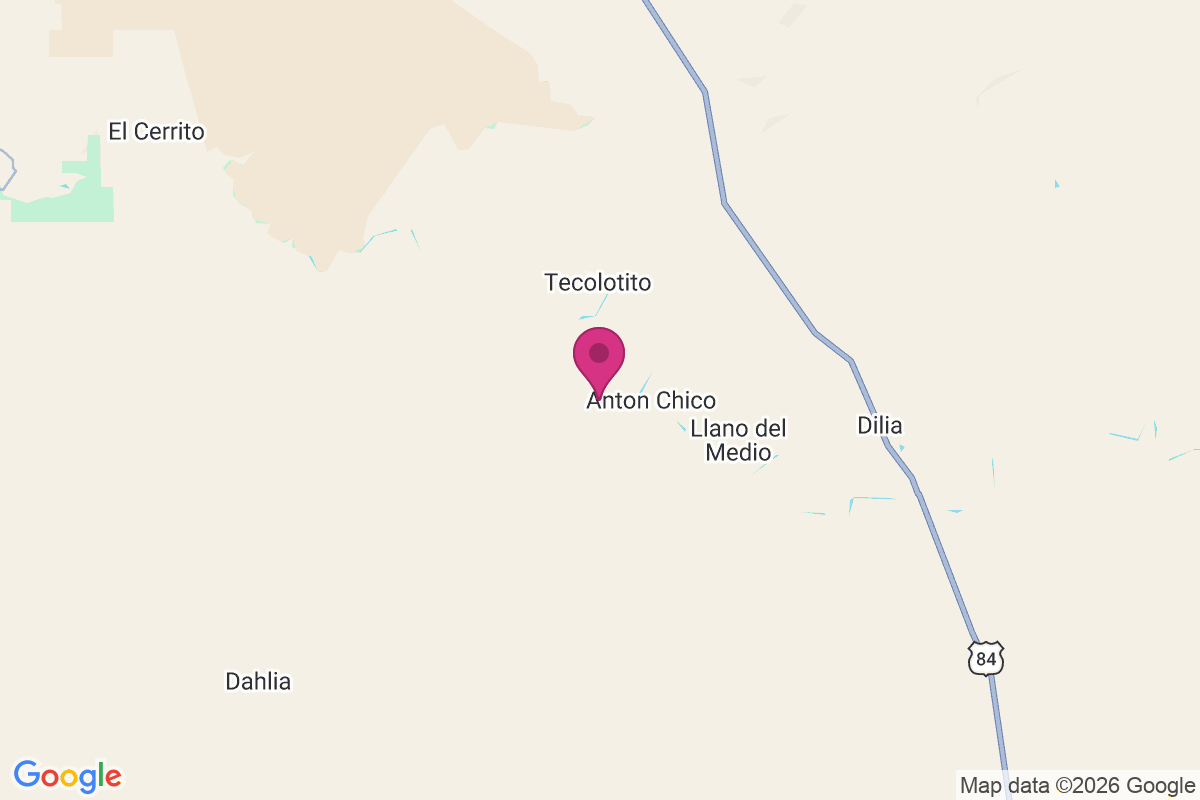 Upper Anton Chico map
