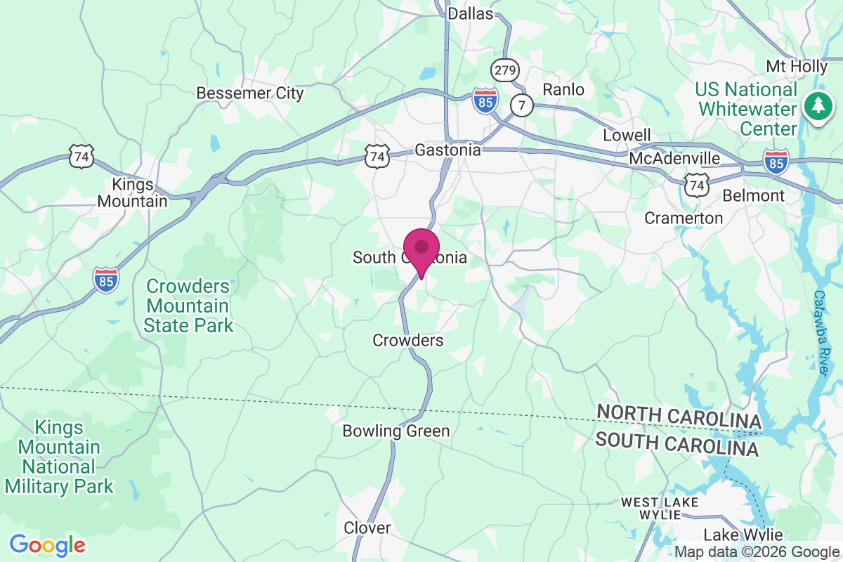 South Gastonia map
