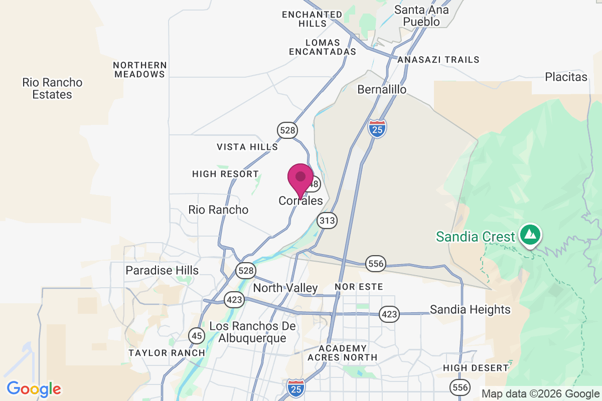 Corrales map