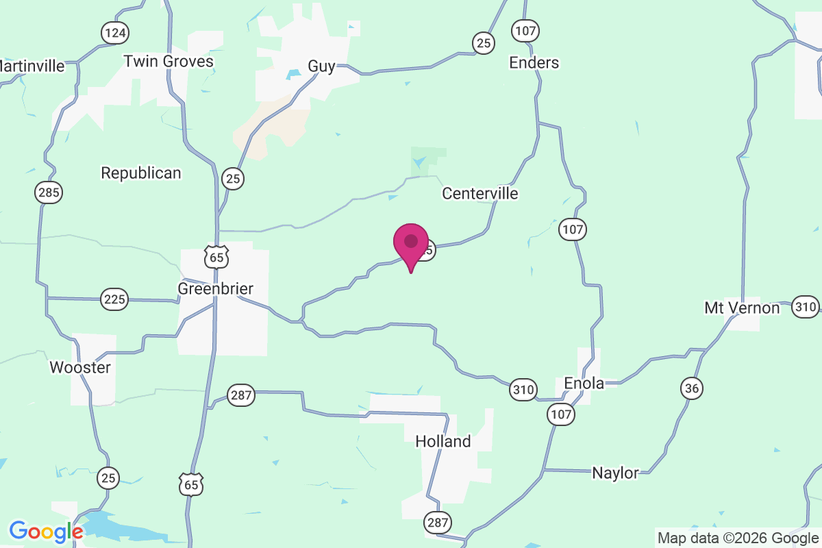 McGintytown map