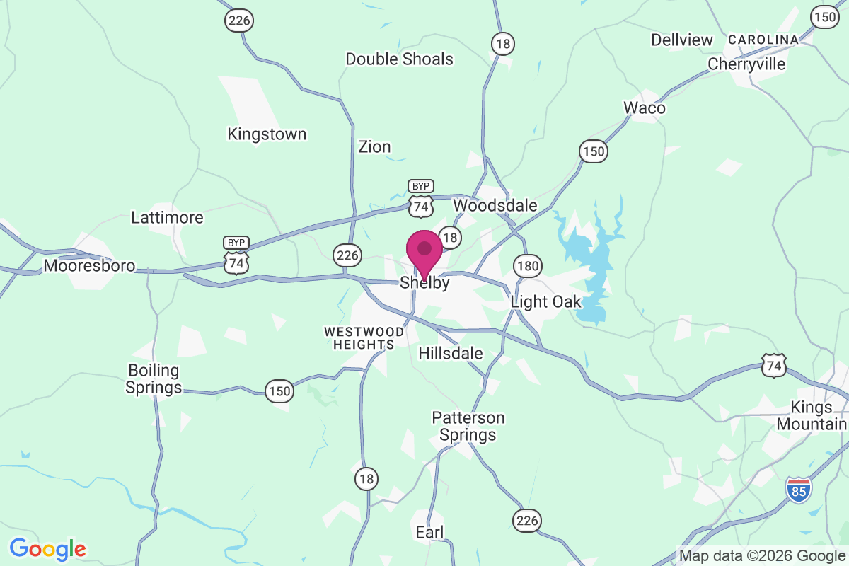 Shelby map