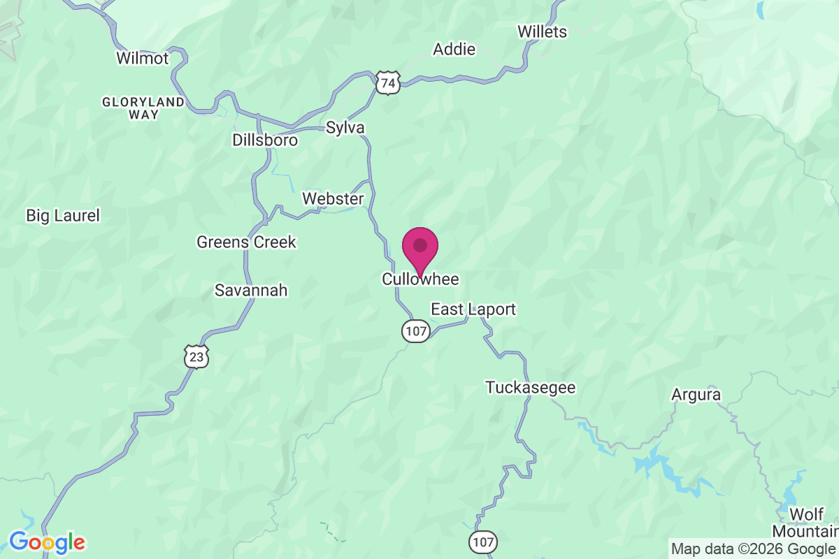 Cullowhee map
