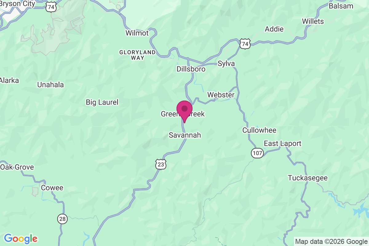 Greens Creek map