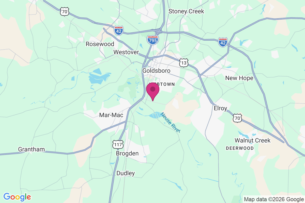 South Goldsboro map
