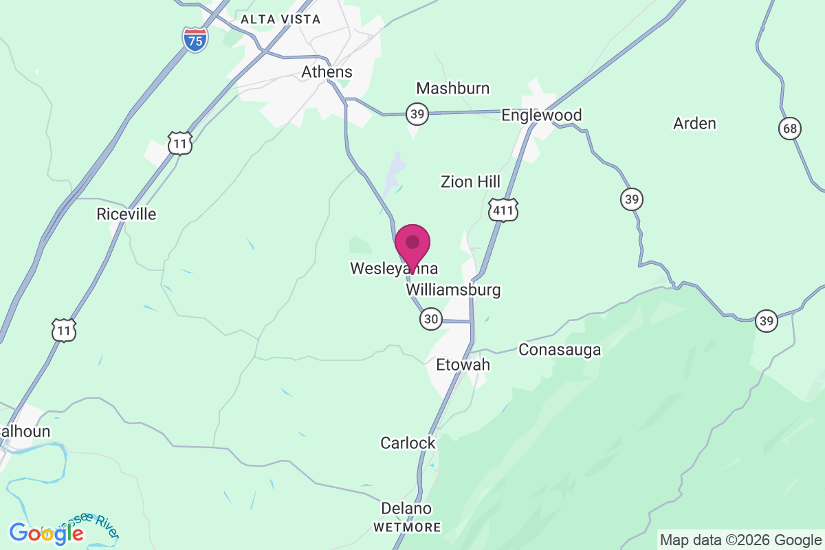 Wesleyanna map