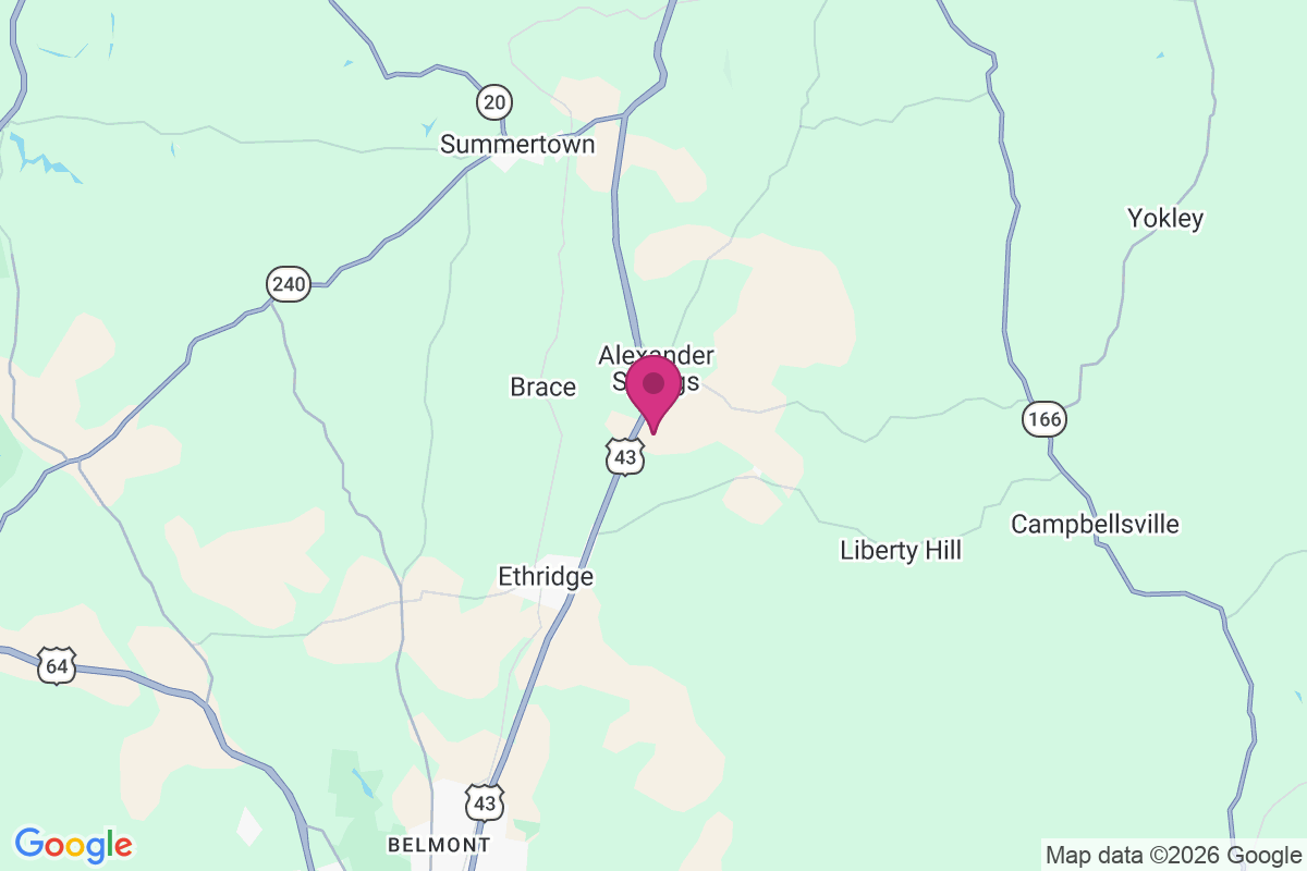 Three Oaks map