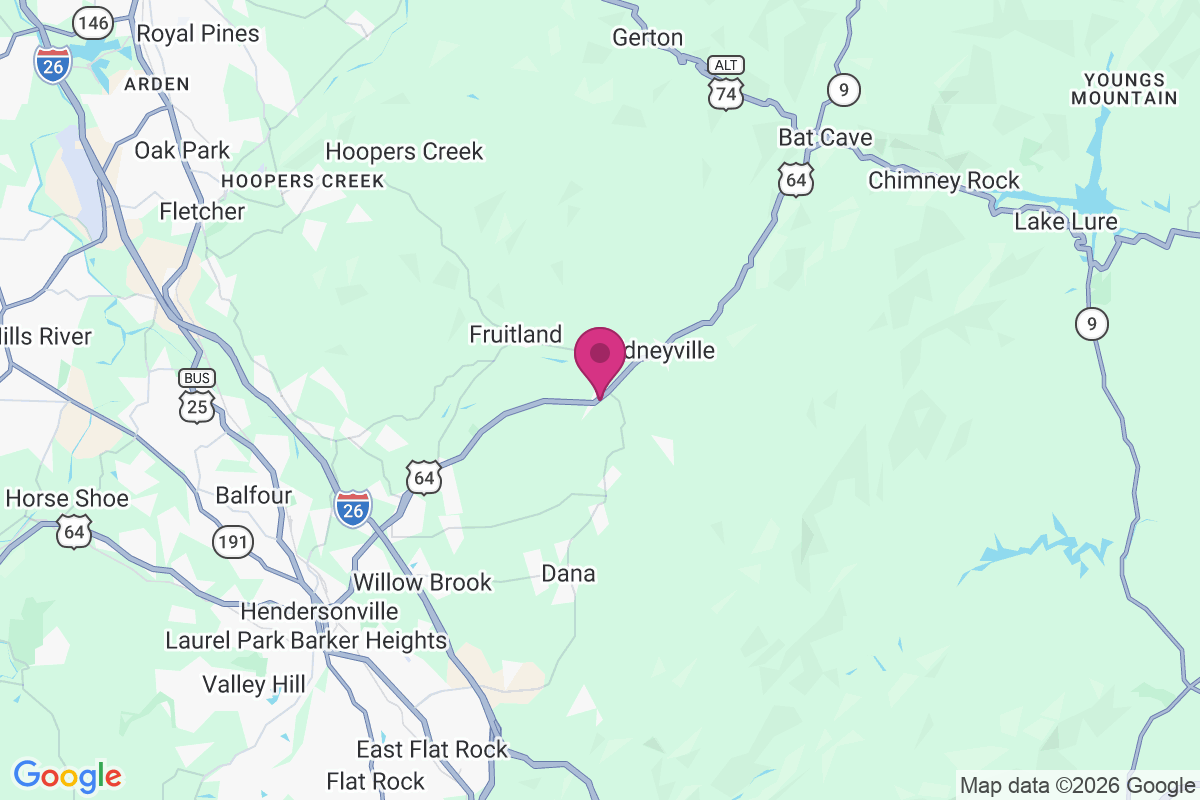 Edneyville map