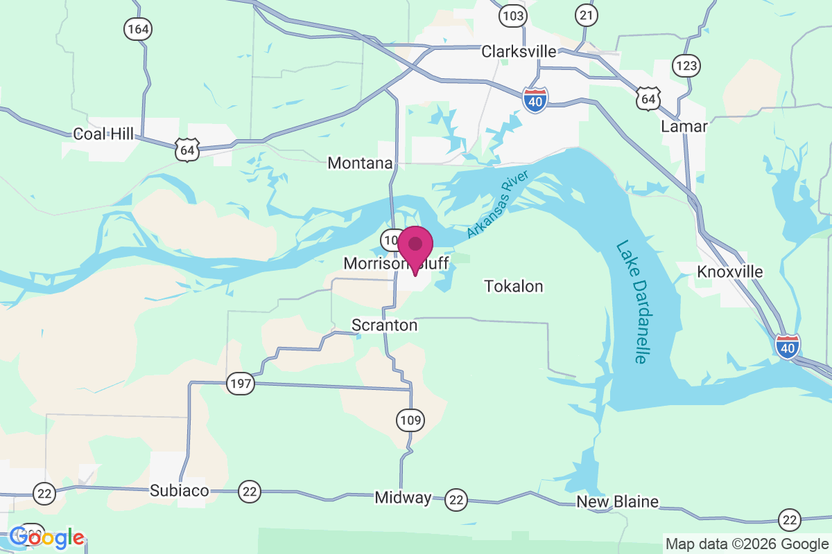 Morrison Bluff map