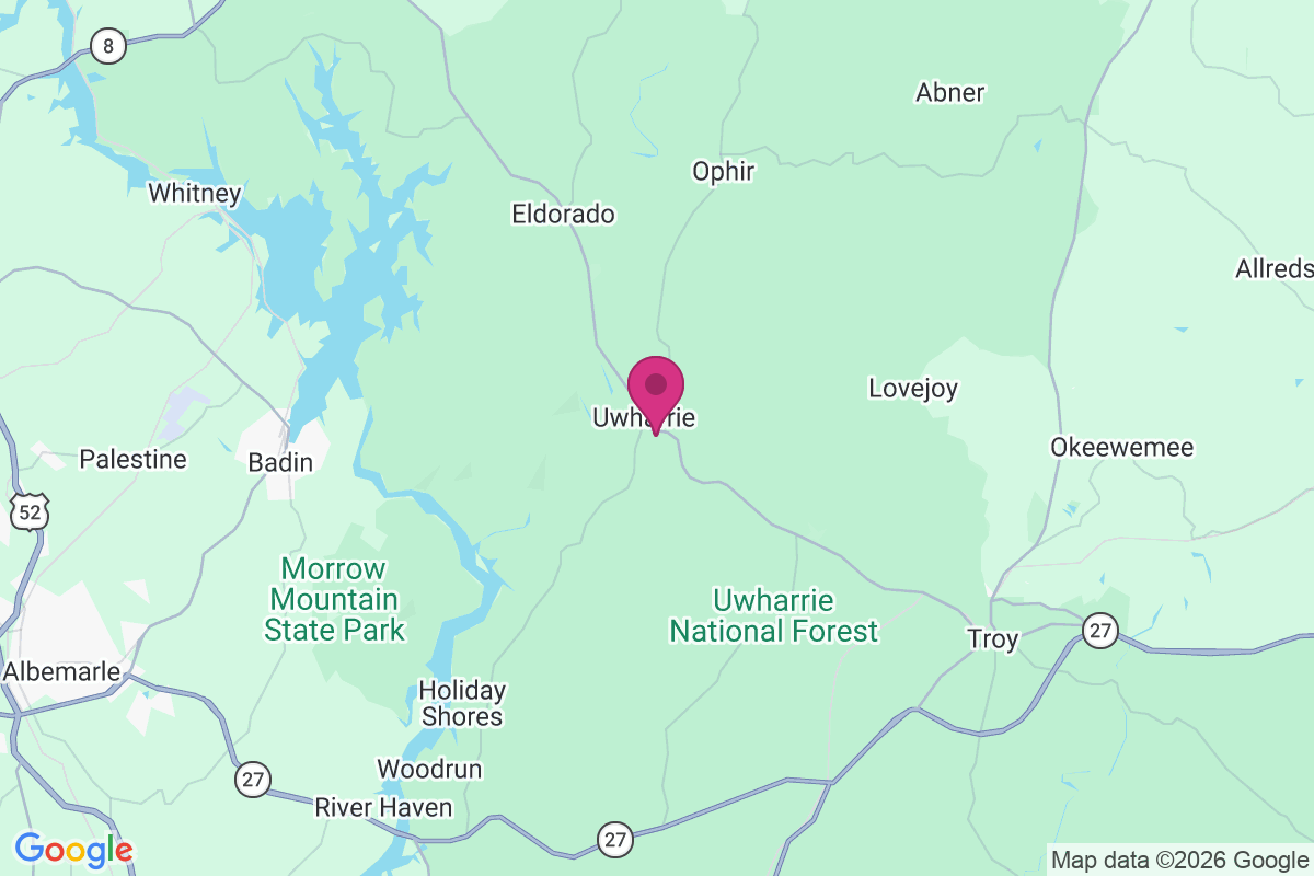 Uwharrie map