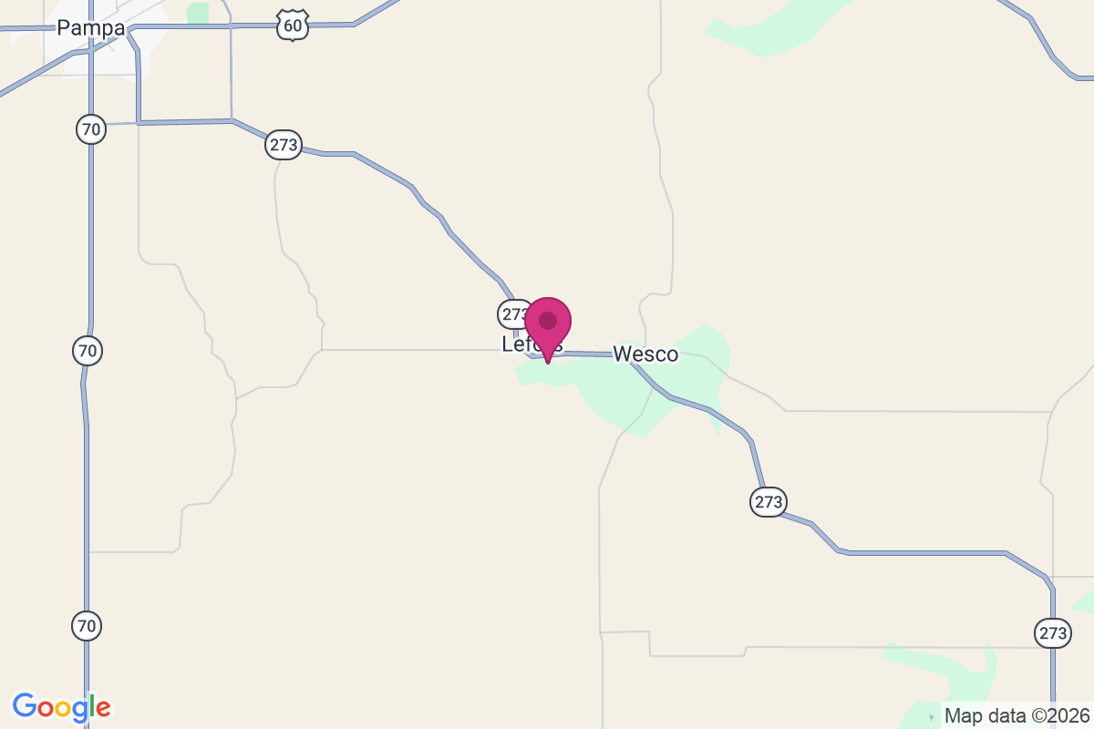 Lefors map