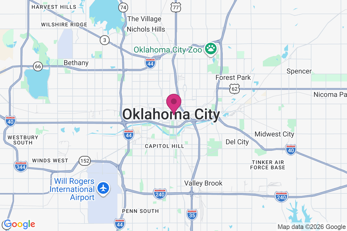Oklahoma City map