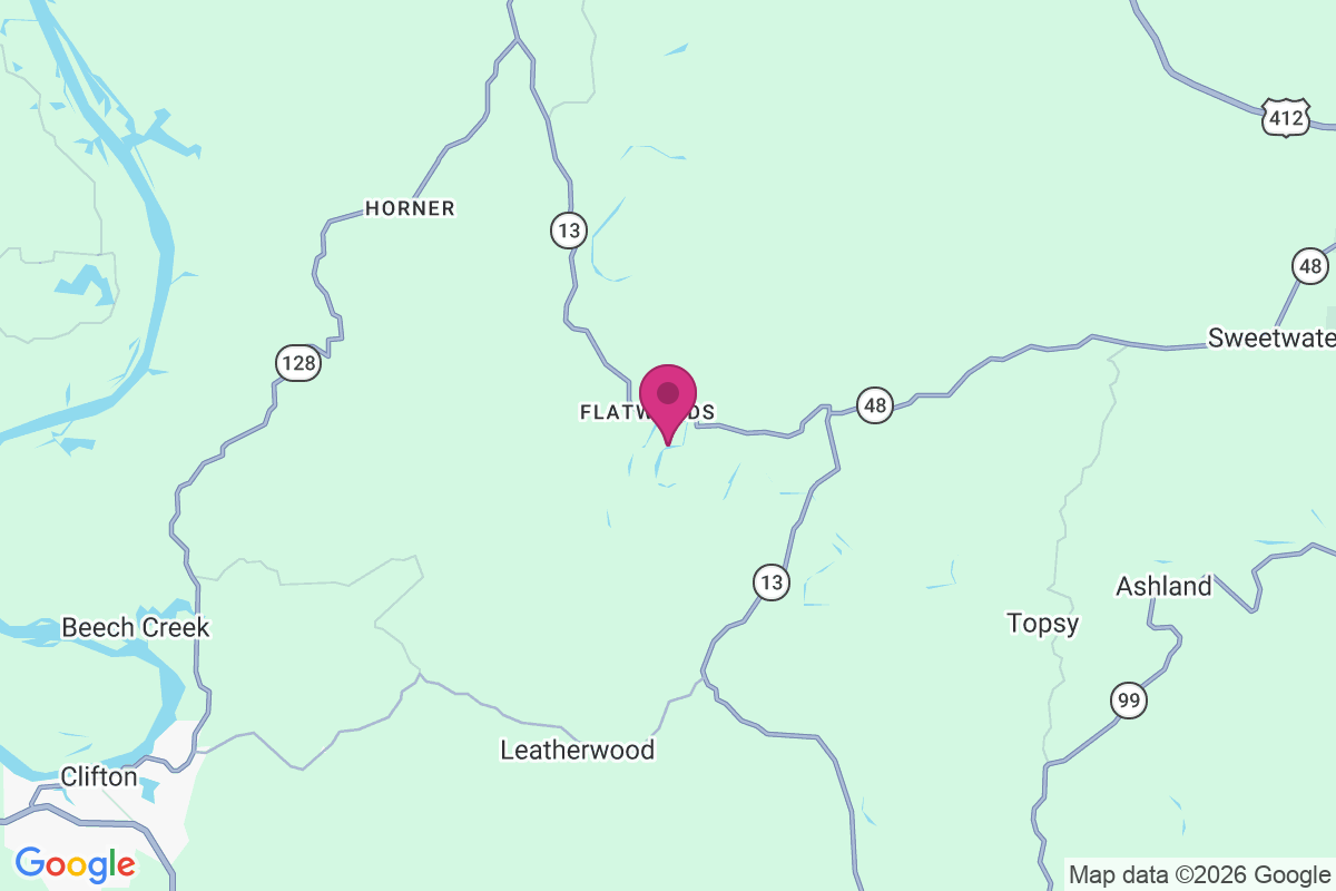 Flat Woods map