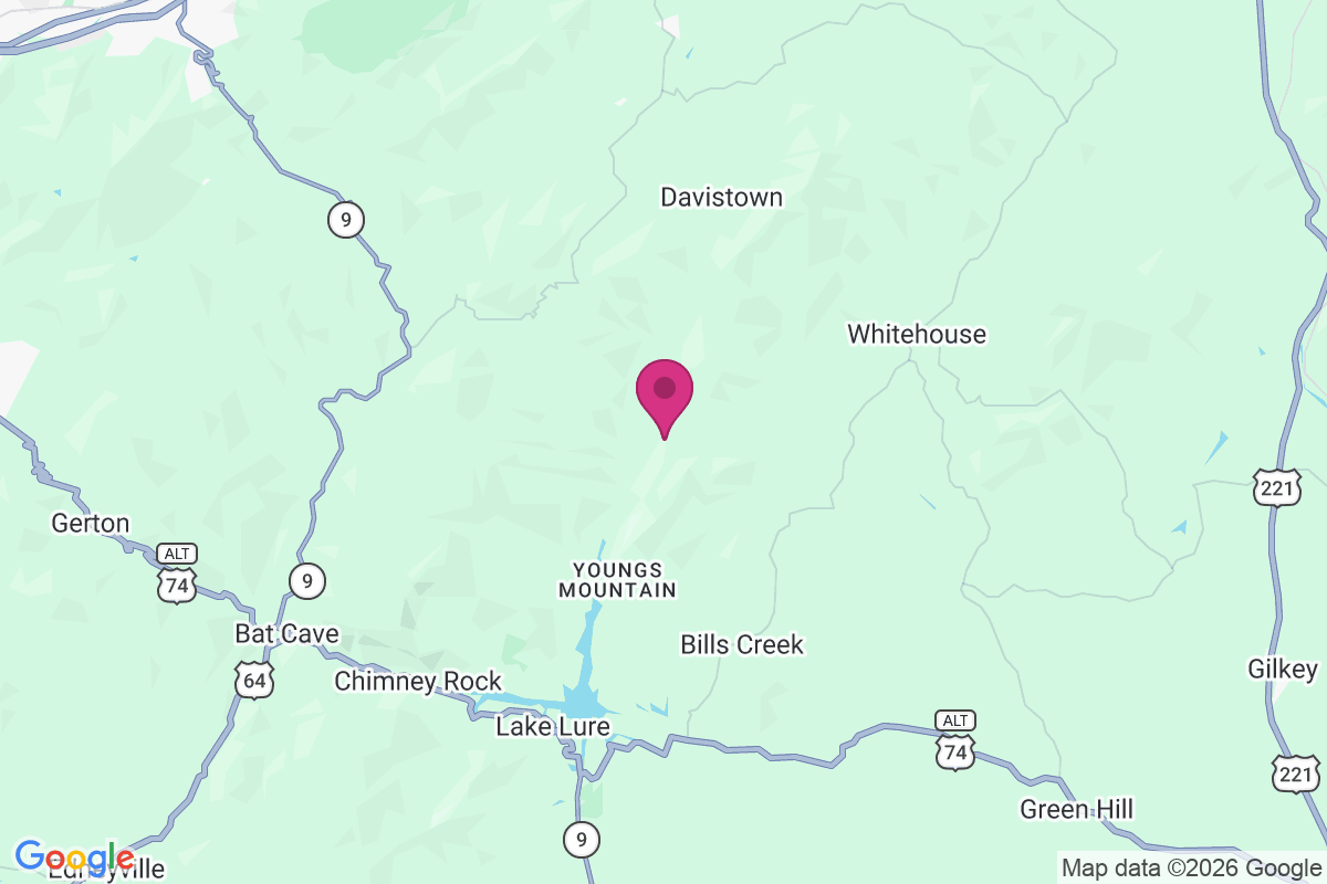 Lake Lure Mountain Estates map