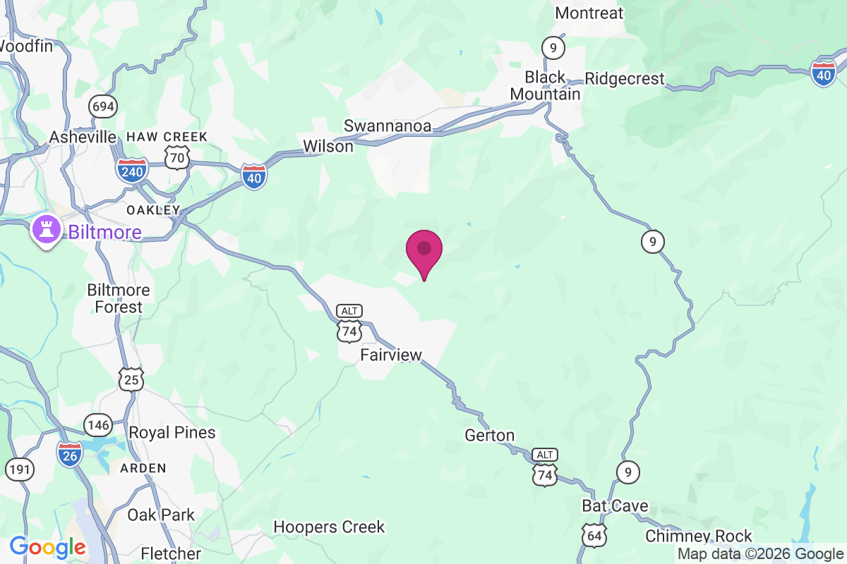 Blue Ridge Forest map