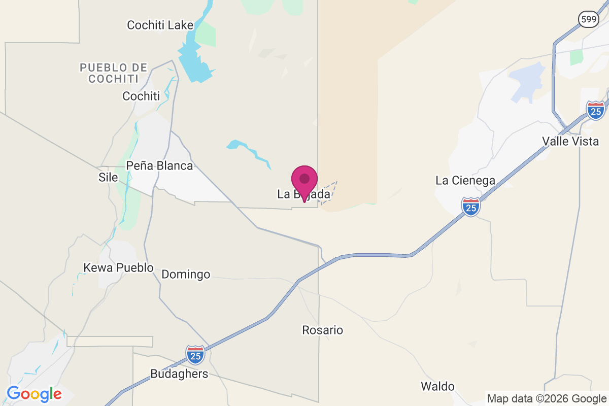 La Bajada map