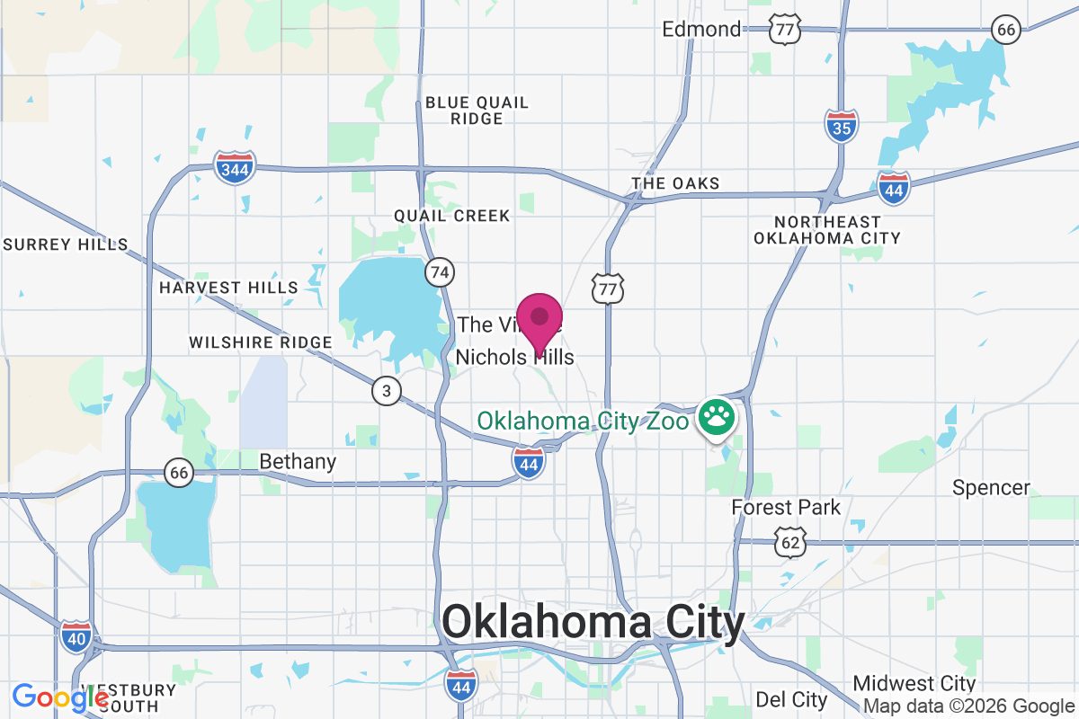 Nichols Hills map