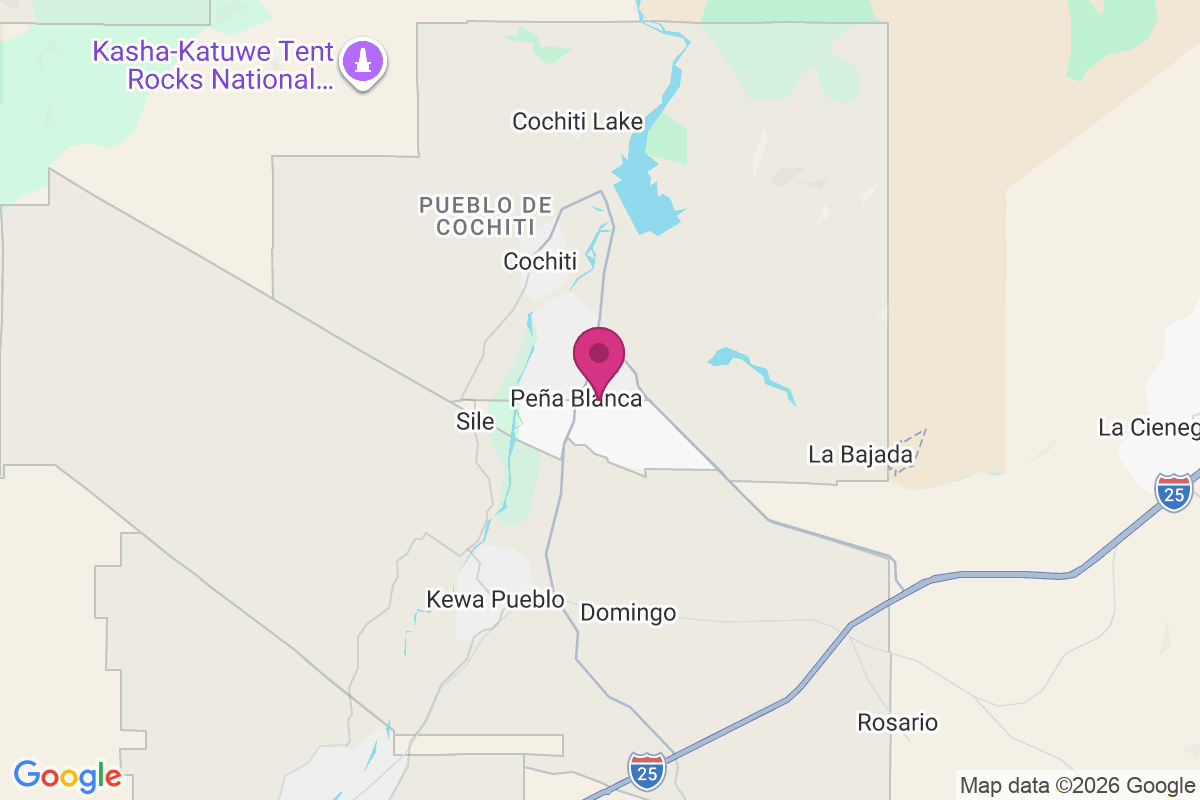 Pena Blanca map