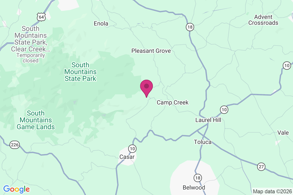 Pine Mountain Lakes map
