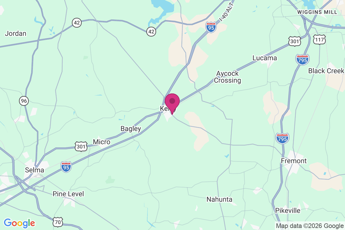 Kenly map