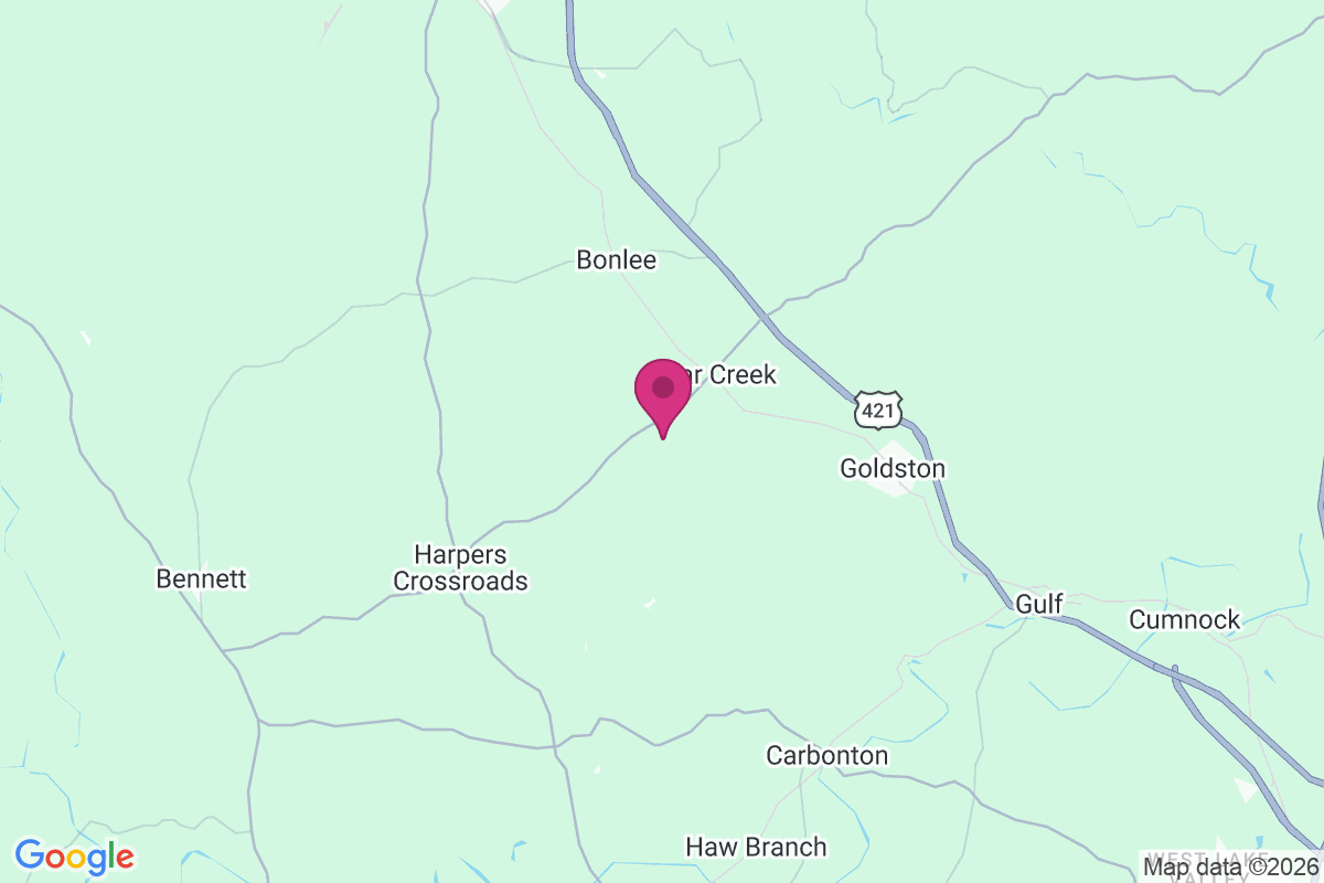 Johnsons Crossing map