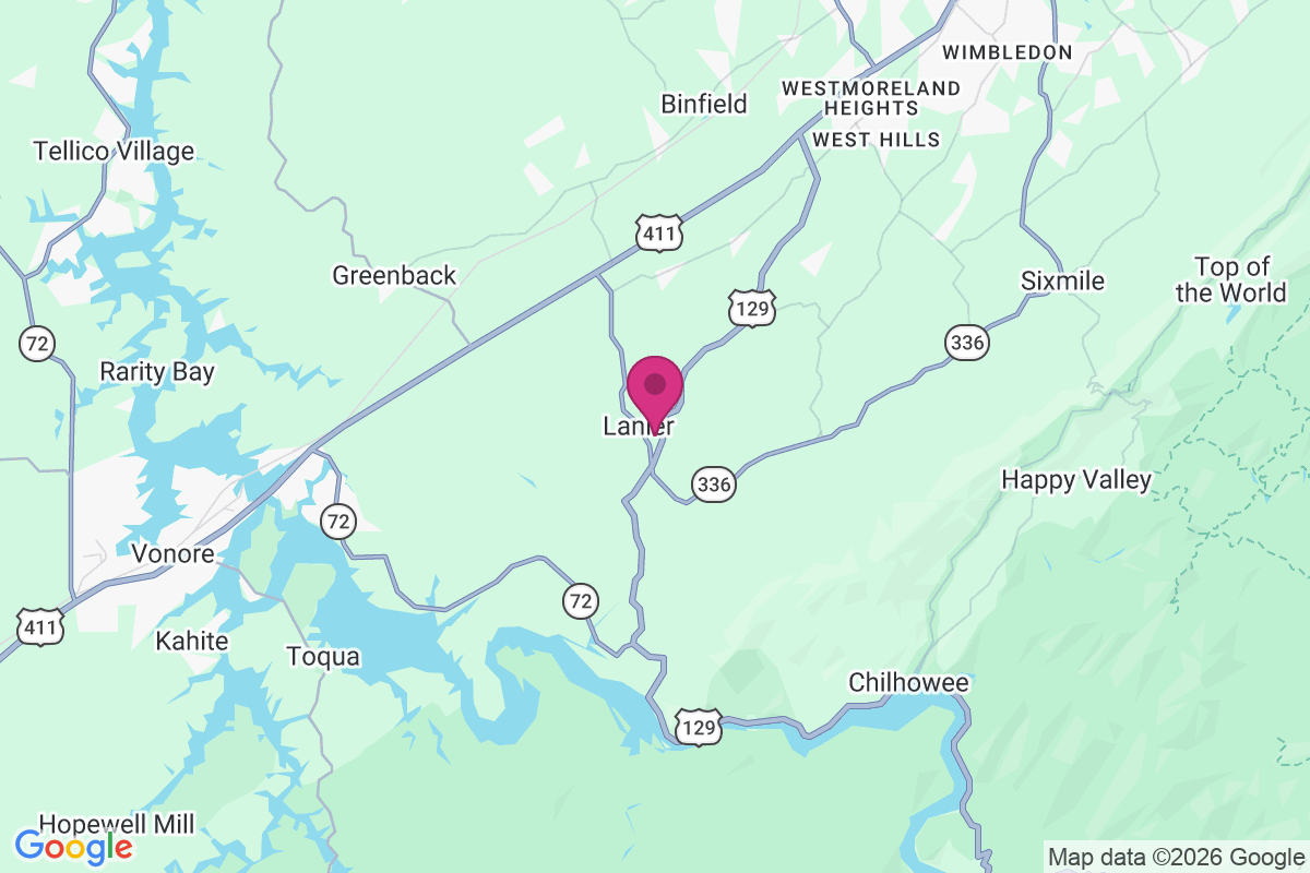 Lanier map