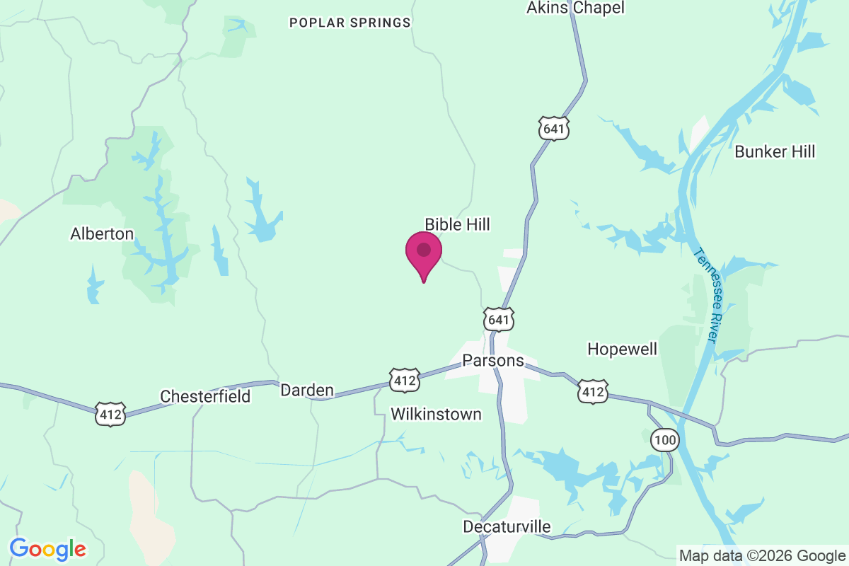 Hickory Forks map