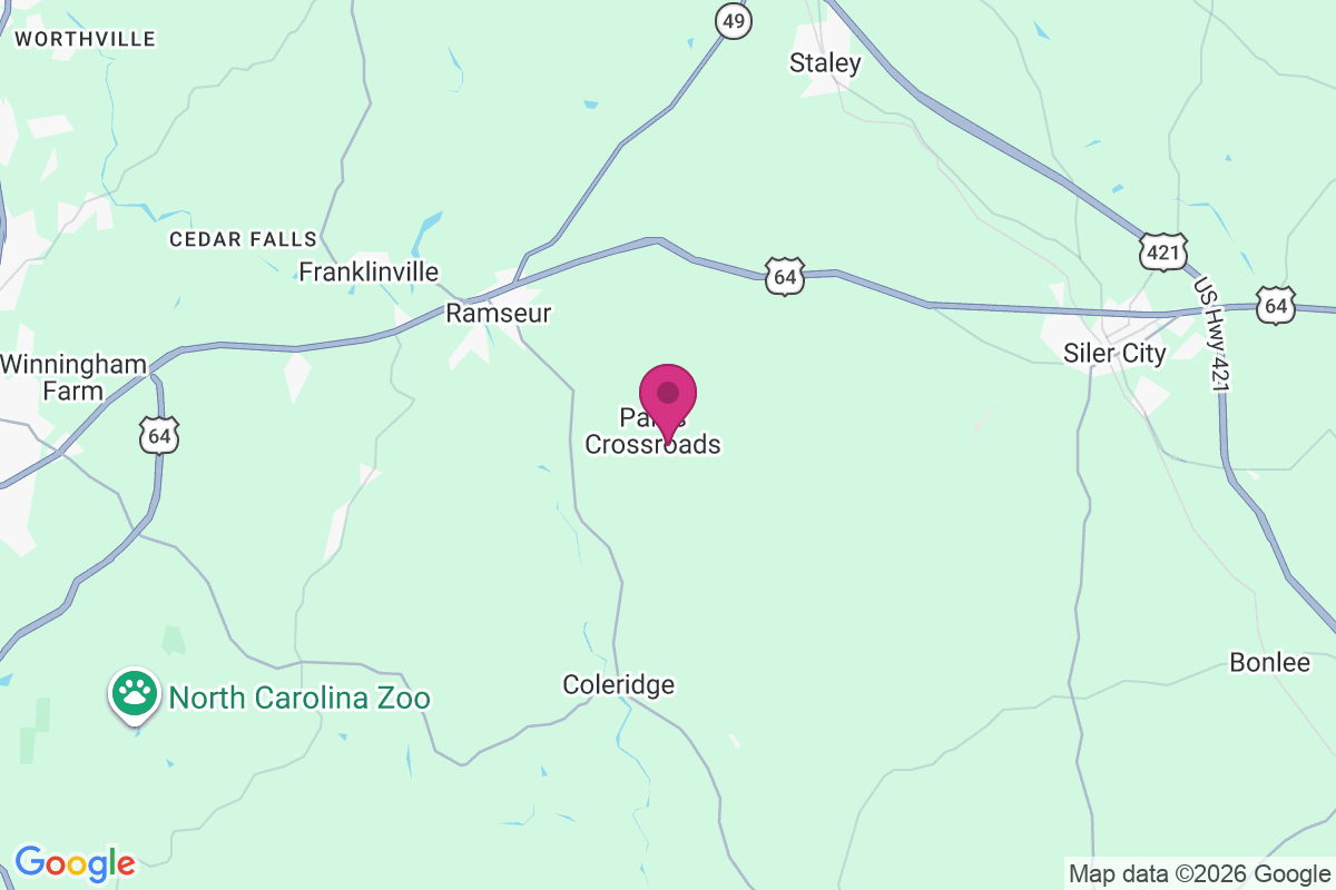 Parks Crossroads map