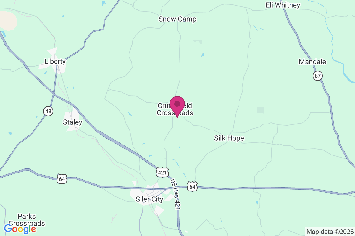 Crutchfield Crossroads map