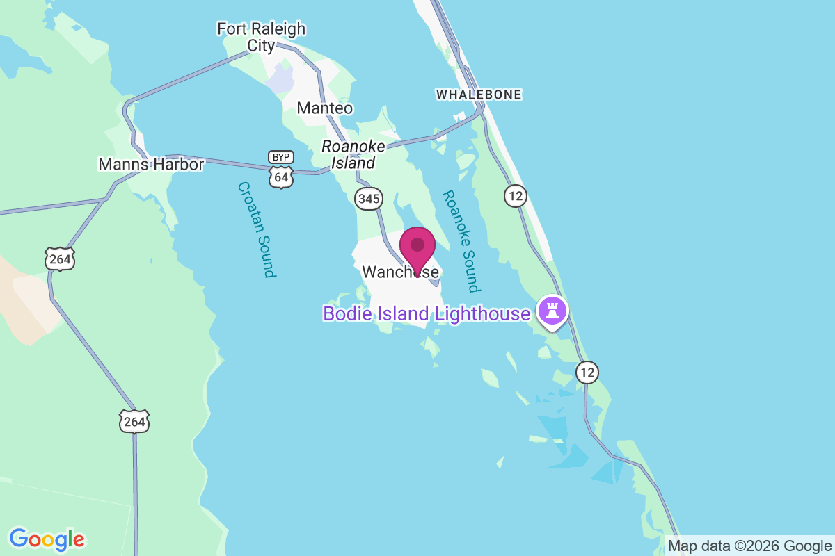 Wanchese map