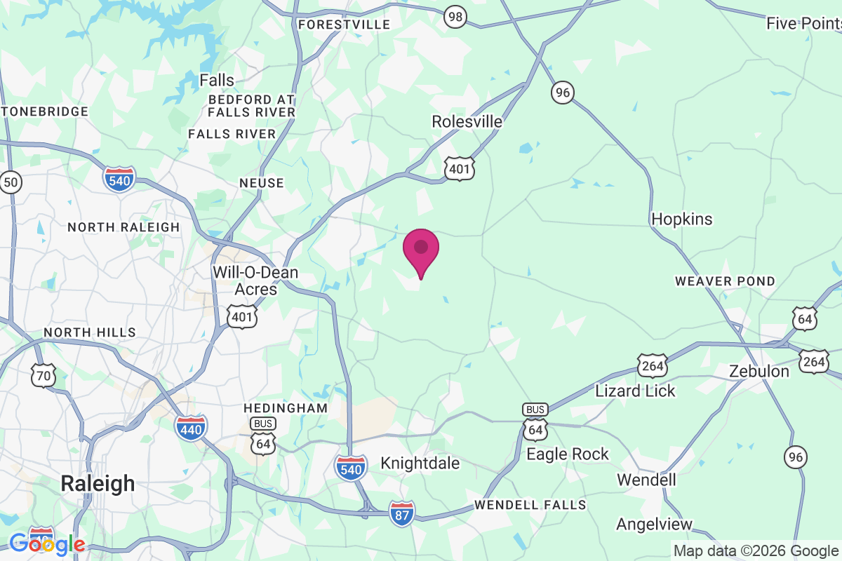 Six Forks Crossroads map