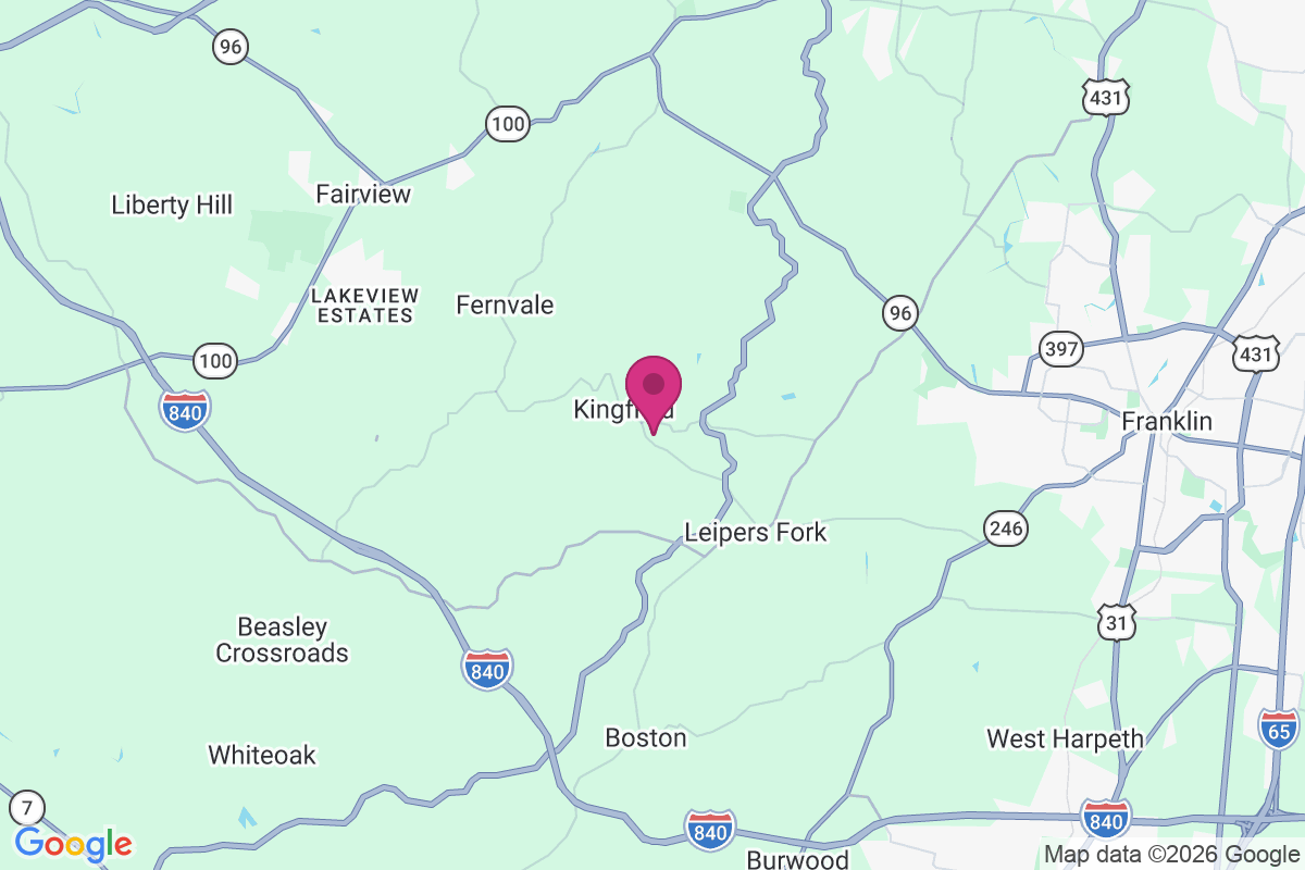 Kingfield map