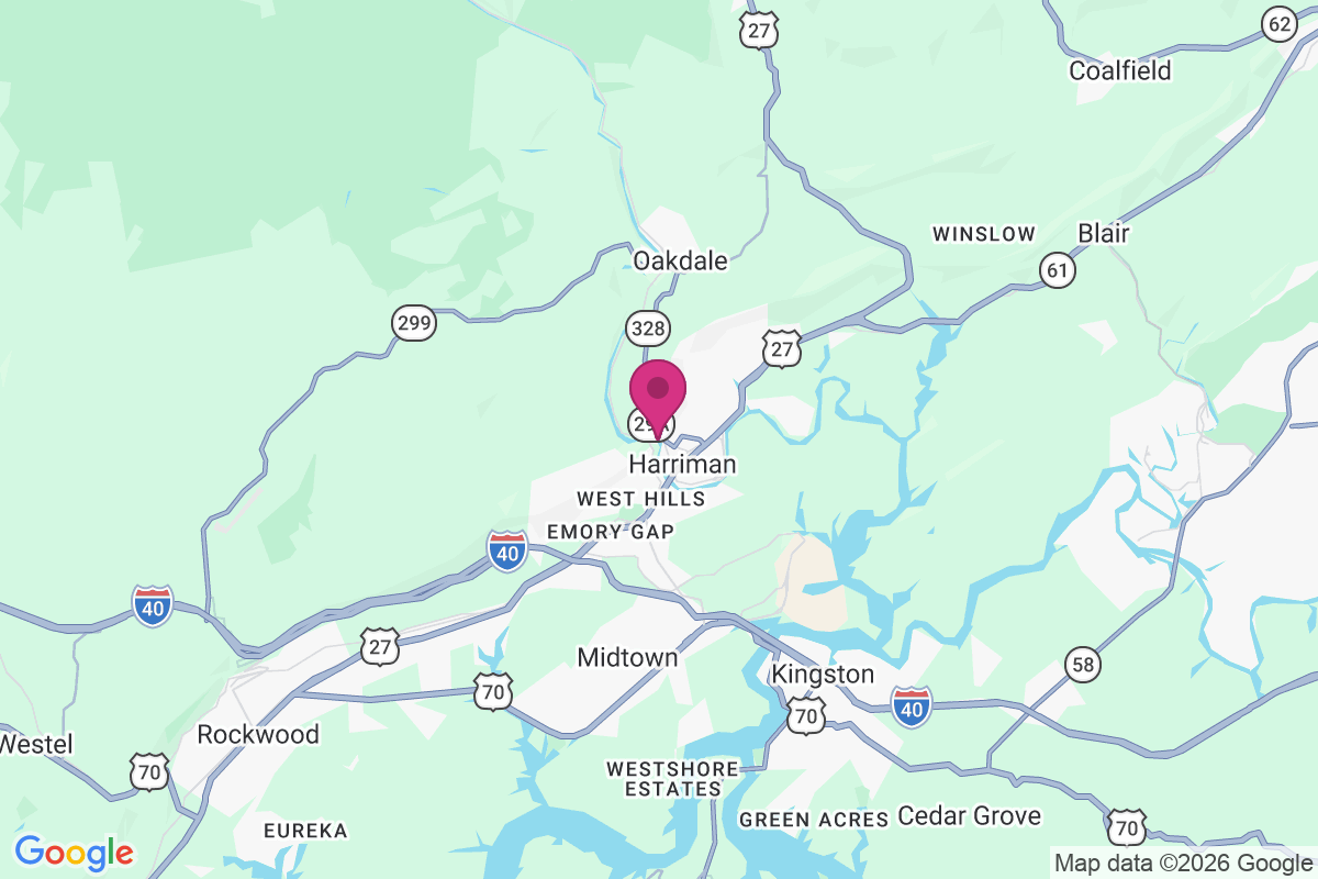 Harriman Junction map