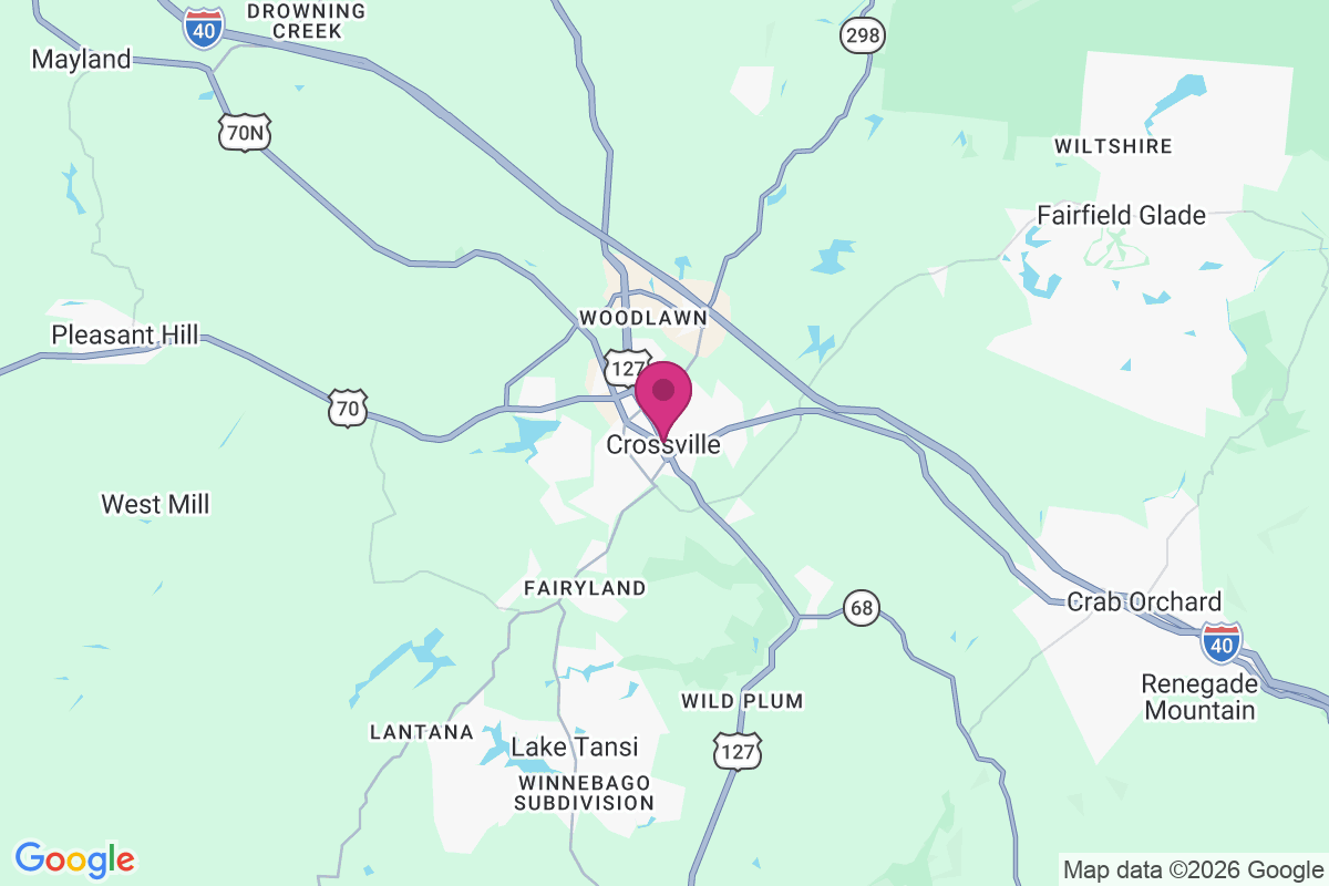 Crossville map