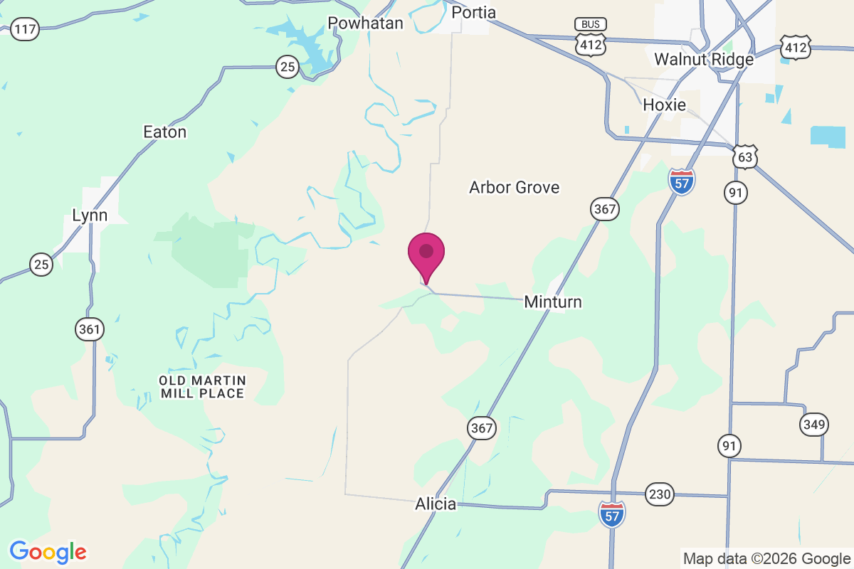 Clover Bend map