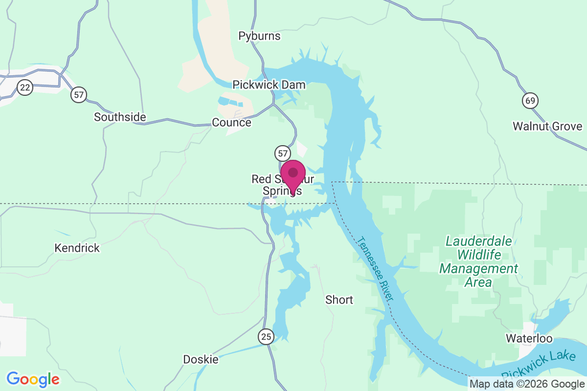 Red Sulphur Springs map