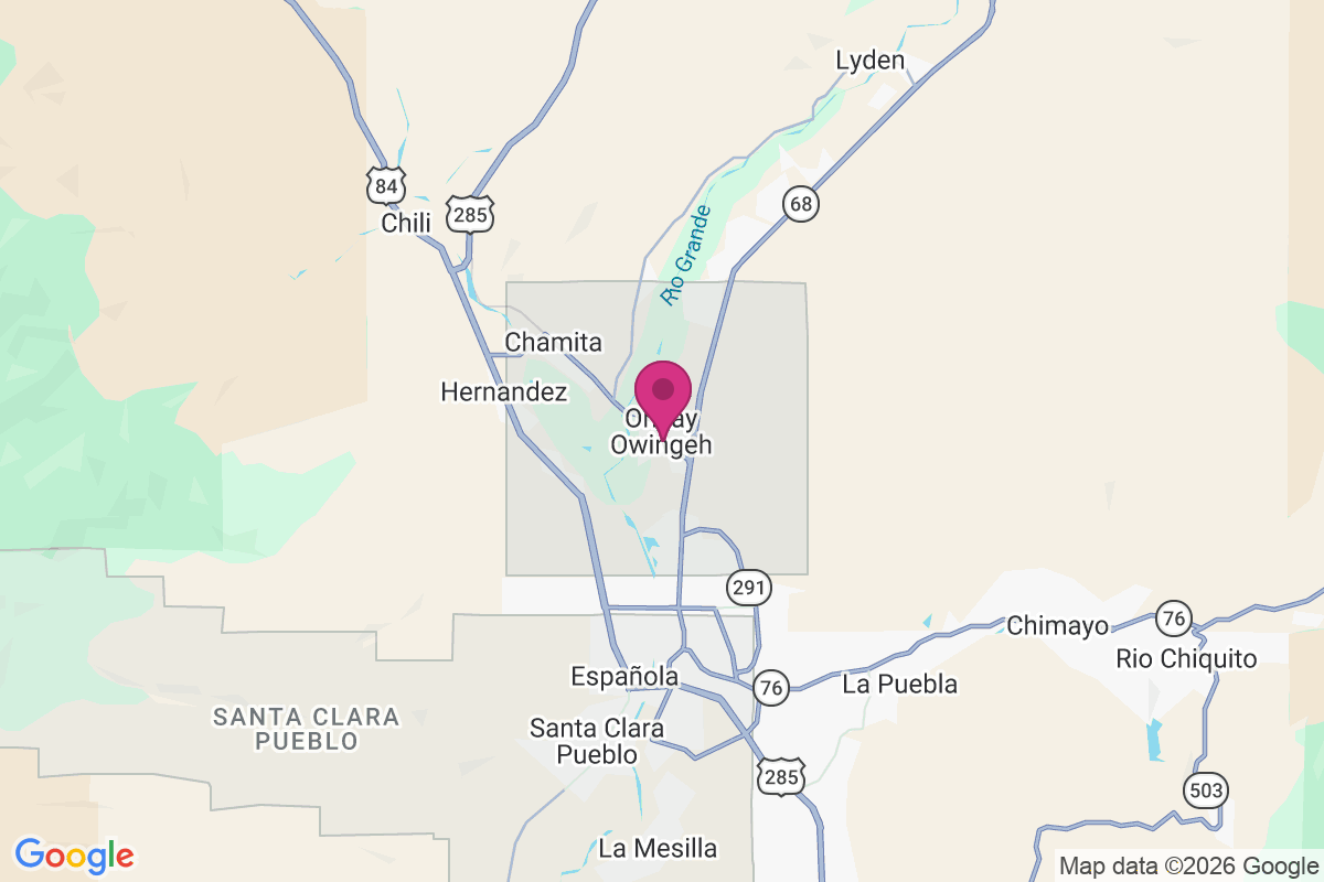 San Juan Pueblo map