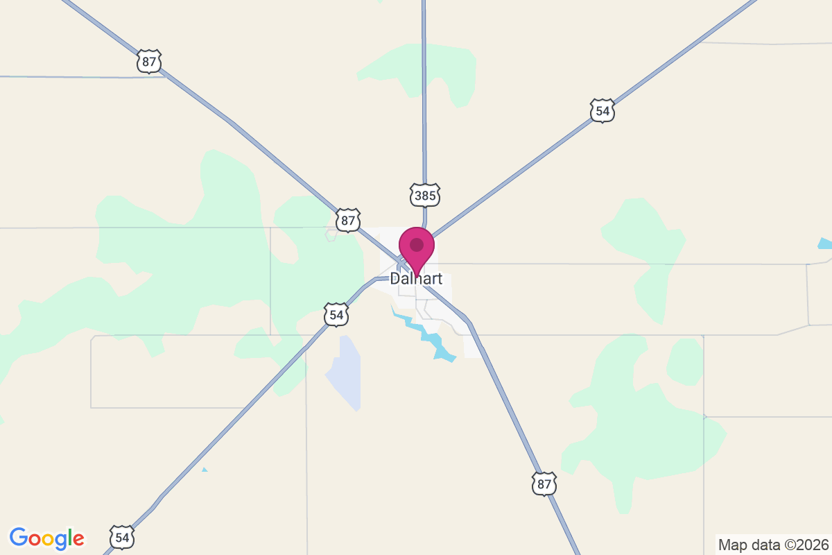 Dalhart map